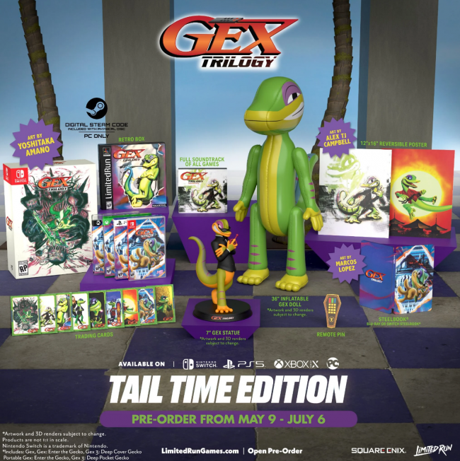 Gexがカムバック:三部作は6月にクレイジーなコレクターズエディション
