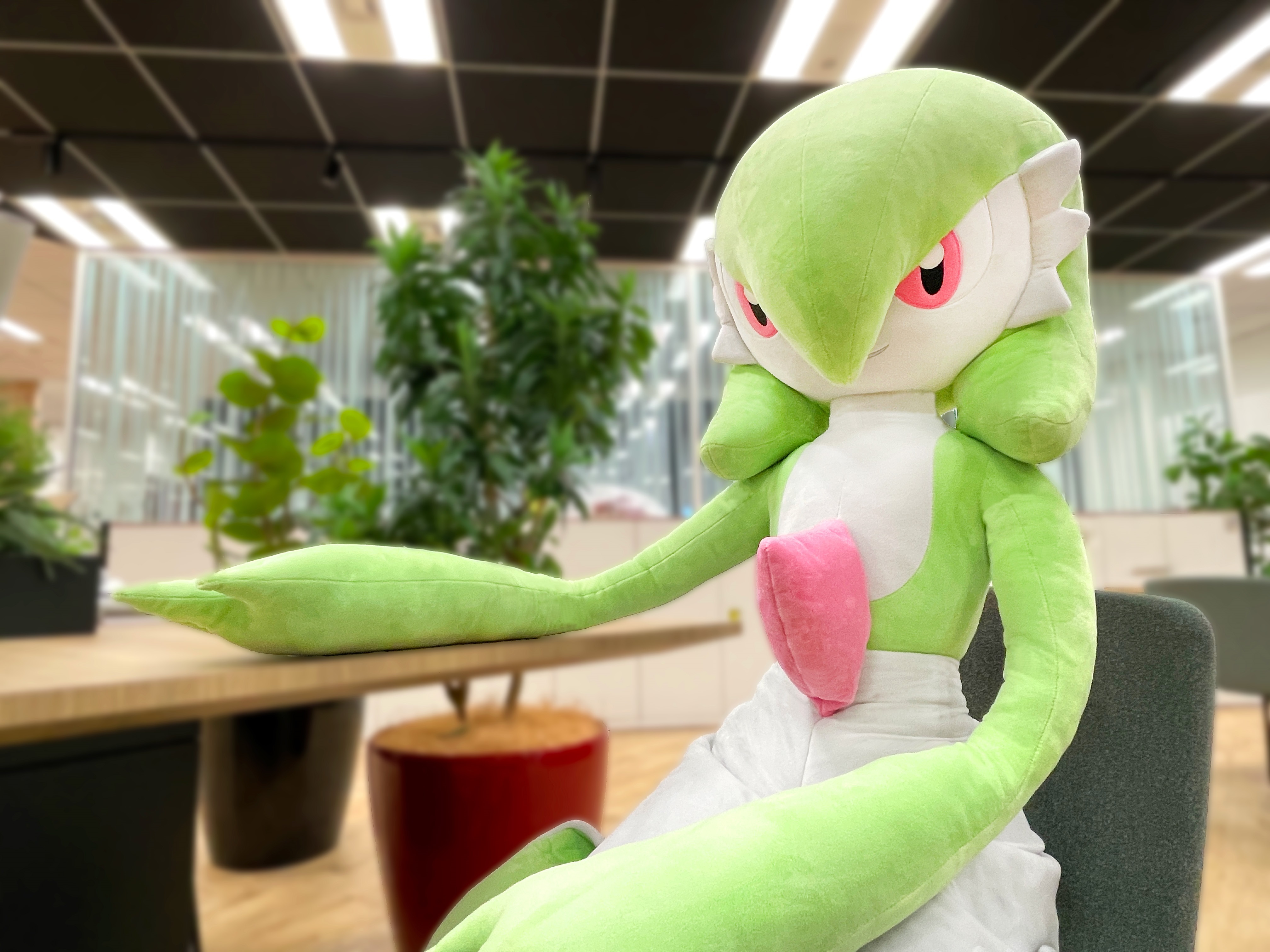 株式会社ポケモンが、同社最大の等身大ぬいぐるみを発売します