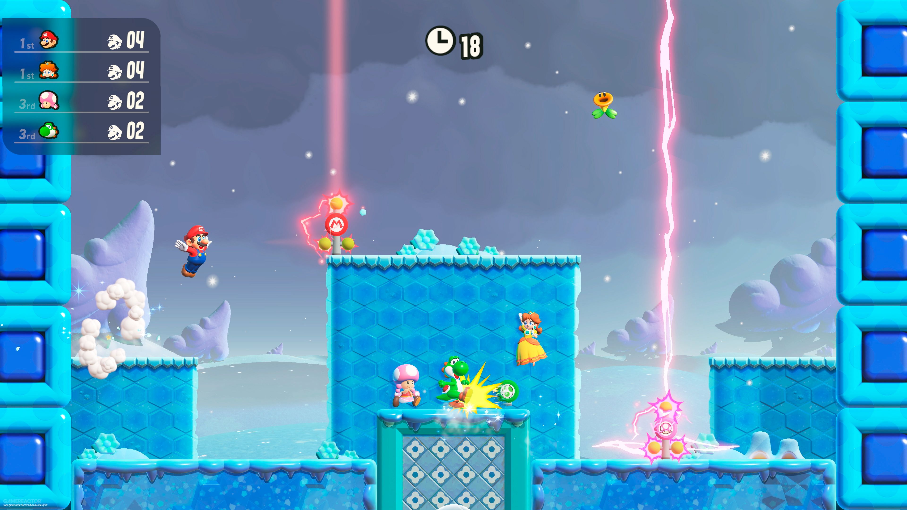 協力プレイ、競技など:Nintendo Switch 2に新機能が登場します。Super Mario Bros. Wonder + Meet at  Bellabel Parkで