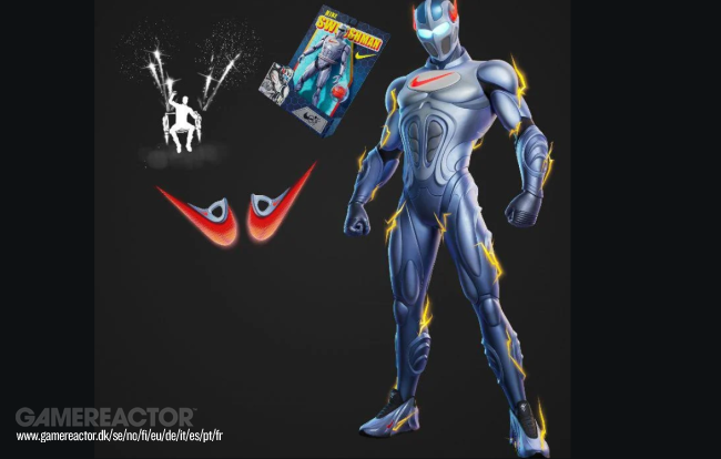 90年代のナイキの象徴的なマスコット、スウッシュマンがFortnite でサプライズ登場