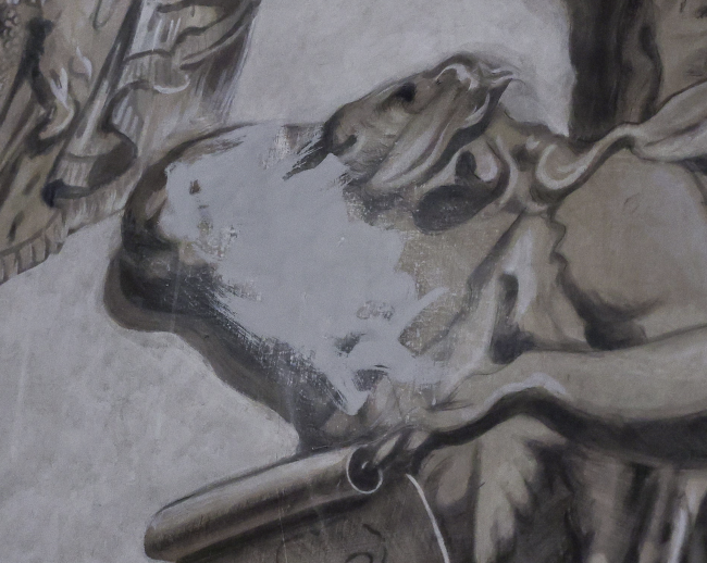 バチカンの介入によりローマ教会から移されたジョルジャ・メローニに似た天使