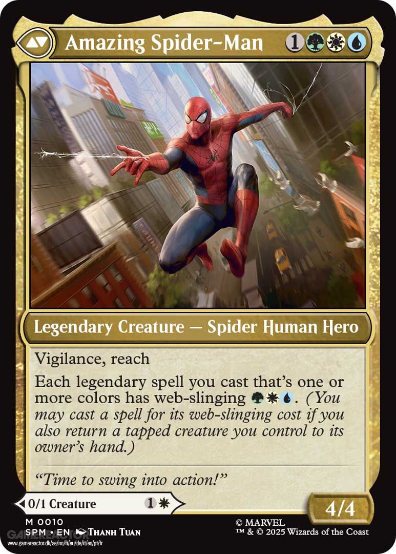Magic: The Gathering でスパイダーマンのコレクションをチェックして