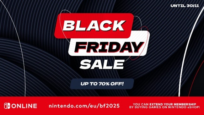 Nintendo eShopのブラックフライデーセールは本日から始まり、12月まで続きます