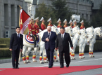 金正恩がルカシェンコを歓迎