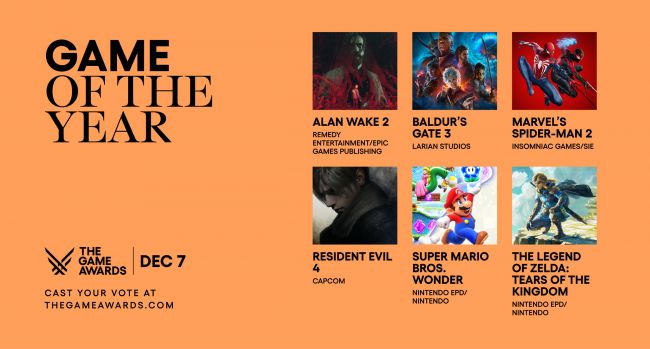 The Game Awardsの受賞者全員