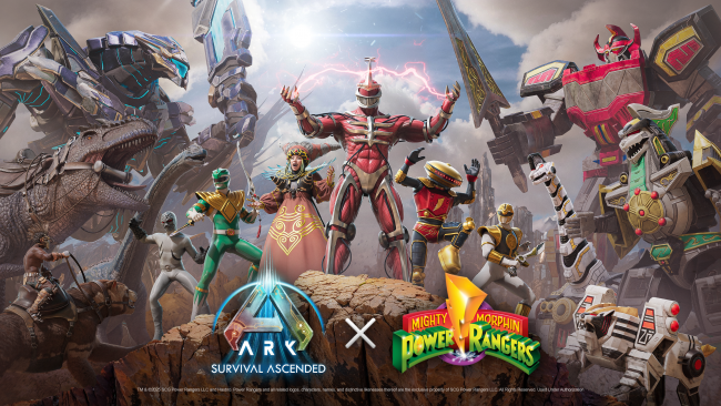 より多くのパワーレンジャーの改造がArk: Survival Ascended に来ています