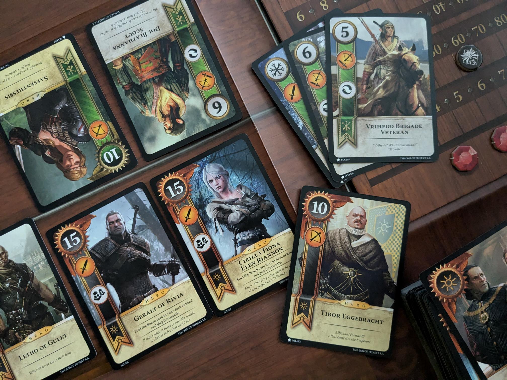 ボードゲームレビュー:グウェント - 伝説のカードゲーム - The Witcher