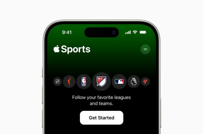 新しい「Apple Sports」アプリを実際に使ってみる