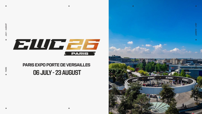 2026年のeスポーツワールドカップ開催地が発表され、パリ・エキスポルト・ド・ヴェルサイユと発表されました