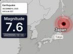 日本、マグニチュード7.6の大地震後に津波警報を発令