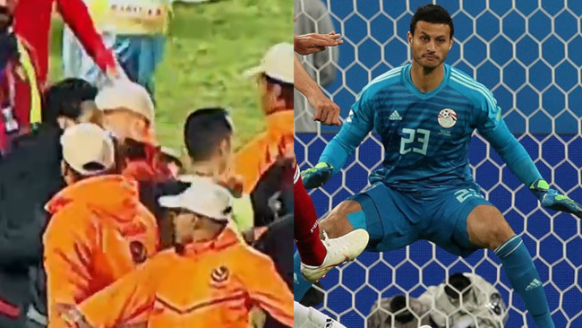 ベテランのエジプトゴールキーパー、審判の頭部を殴ったため4試合の出場停止処分を受けました