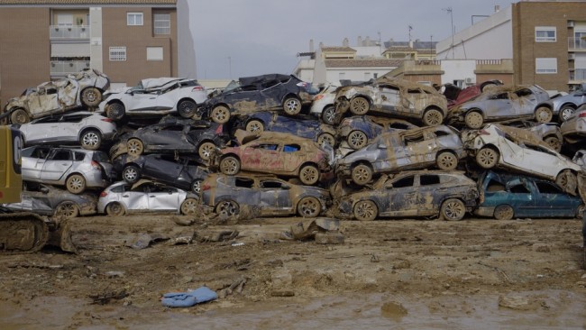 スペイン、バレンシア洪水記念日を記念