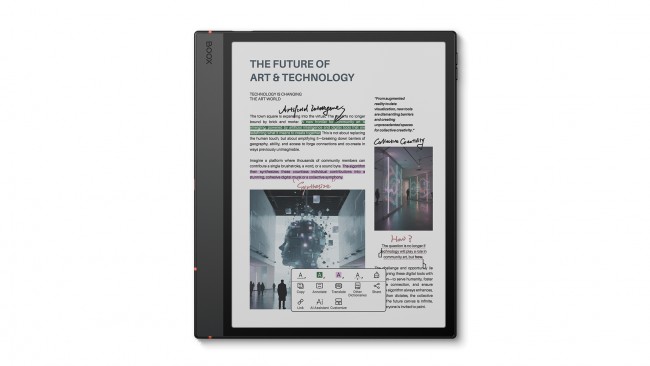 BOOXは、カラー電子インクデバイスの2つの新しいモデルを発表し、現在販売中です