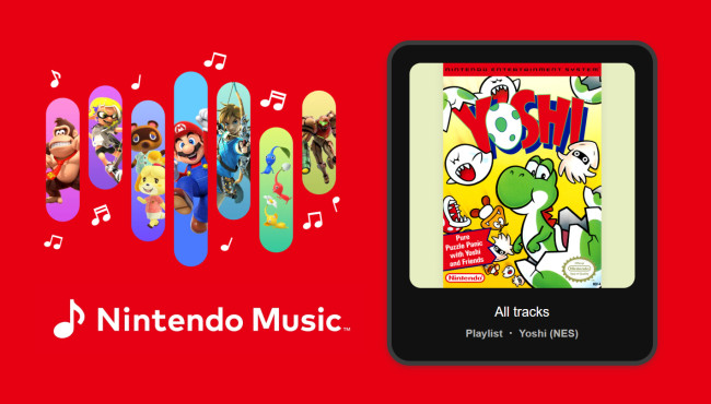 Nintendo Musicにはヨッシーのサウンドトラックがダブル追加されました