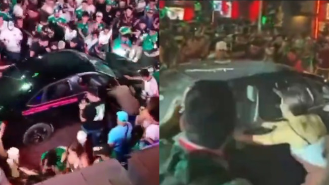 ワールドカップ祝賀会中のメキシコでの大量ひき逃げ事件の背後にいたドライバーが、観客に殴り殺された