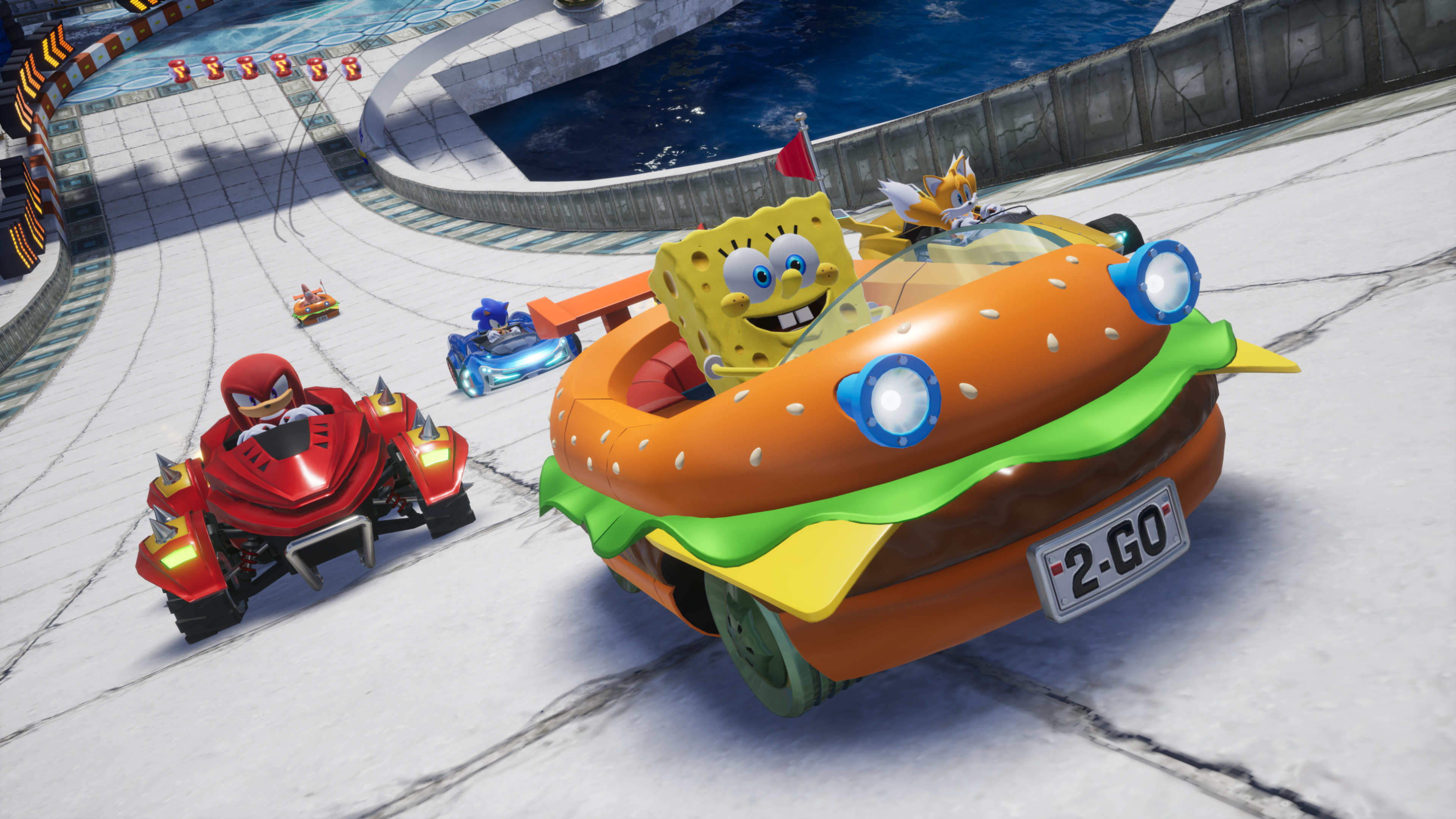 スポンジ・ボブ・スクエアパンツがSonic Racing: Crossworlds に到着