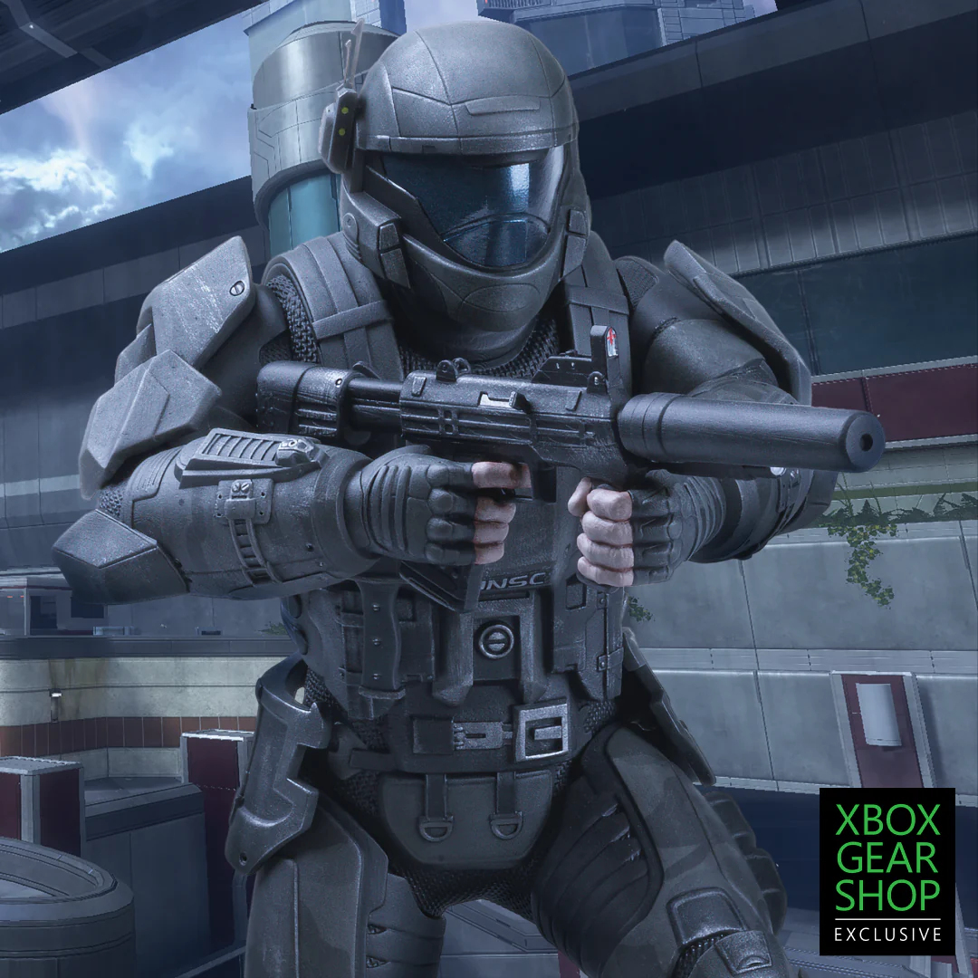 Halo 3: ODST 主人公バックは限定版の小像を授与されました