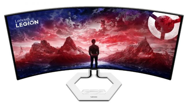 ＊大型湾曲モニター 2025年製 Lenovo LEGION 27インチ 曲面 2つの湾曲したデバイスがLenovoLegionの2025モニターシリーズを構成し
