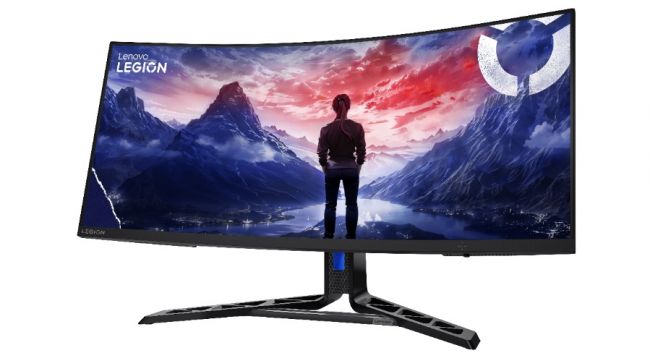 2つの湾曲したデバイスがLenovoLegionの2025モニターシリーズを構成し
