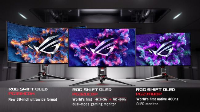 Asus ROG が CES 2024 でモニターの OLED ラインナップを発表