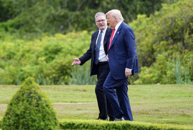 トランプ氏はイラン攻撃をめぐって米英関係が悪化しているのを「悲しい」と語る