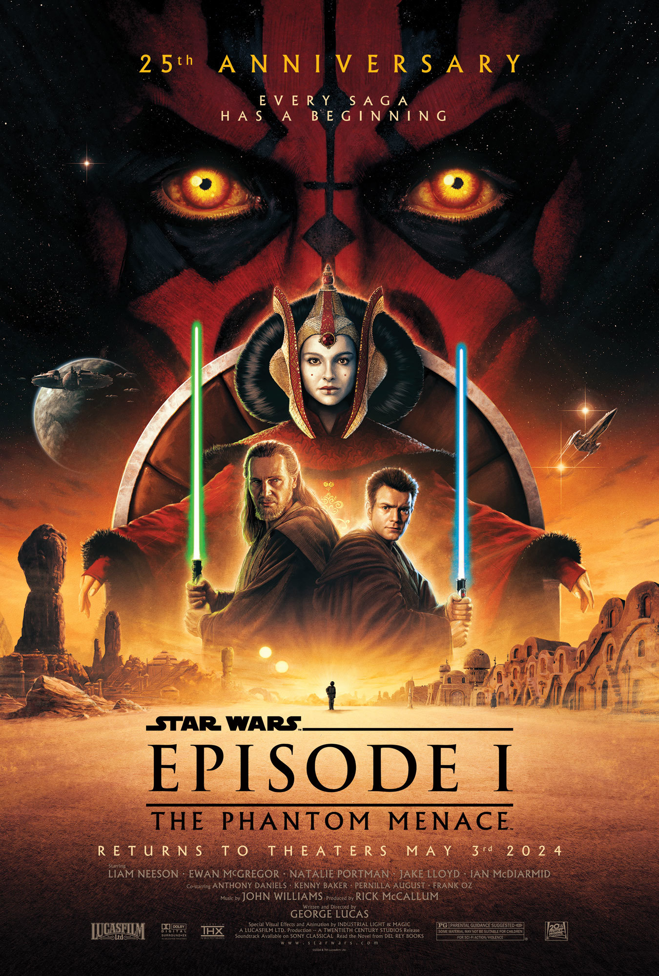 Star Wars: The Phantom Menace は、今年 5 月に 25 周年を記念して