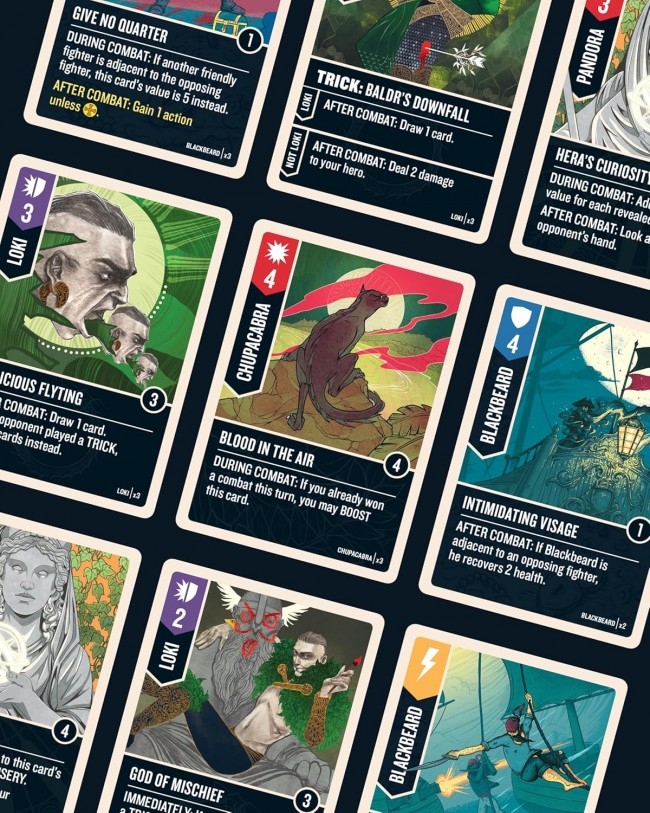 『Unmatched: Battle of Legends - Volume Three』では、海賊や神々、モンスターが登場するボードゲームをプレイしました