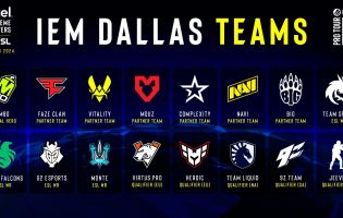 IEM Dallas 2024の出場権を獲得したチームはこちら