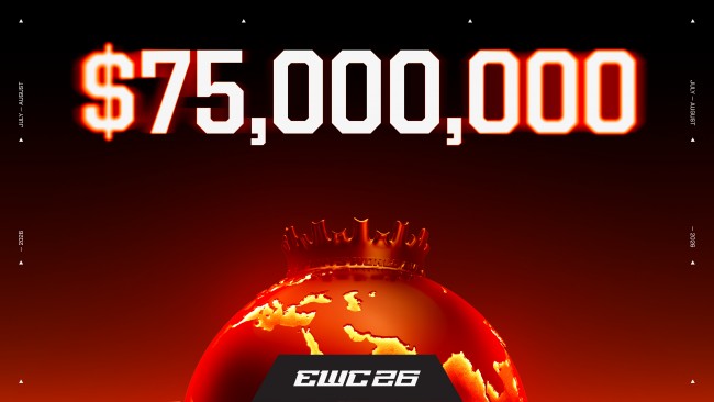 Eスポーツワールドカップ2026は、過去最高の7500万ドル賞金プールを掲げる