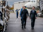 ゼレンスキー大統領、戦闘機輸出協議のためスウェーデンを訪問