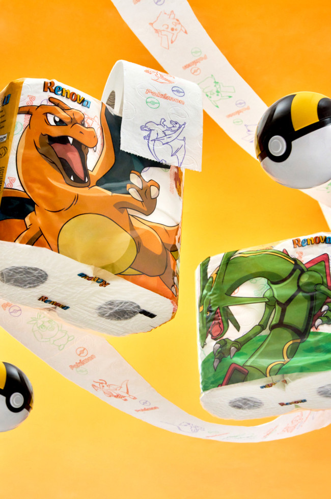 ポケモンが新しい奇妙な任天堂製品でトイレットペーパーになる