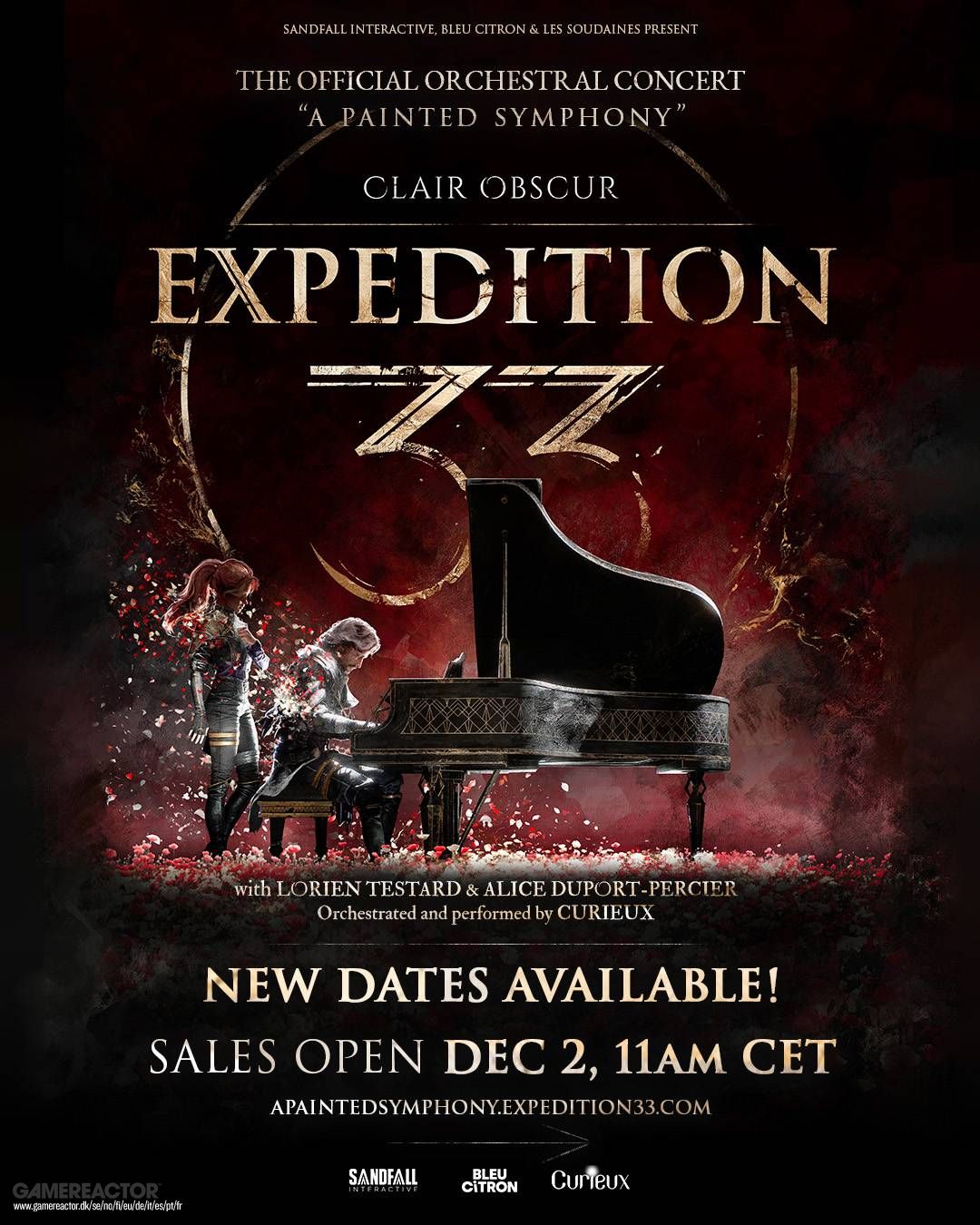 現在、Clair Obscur: Expedition 33 サウンドトラックのヨーロッパ