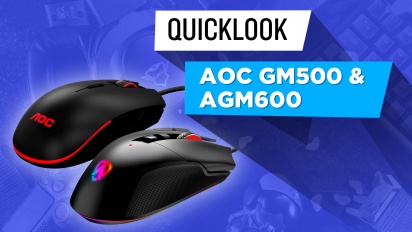 AOC GM500 & AGM600 (Quick Look) - FPSプレイヤー向け