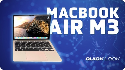 MacBook Air with M3 (Quick Look) - リーンとミーナー